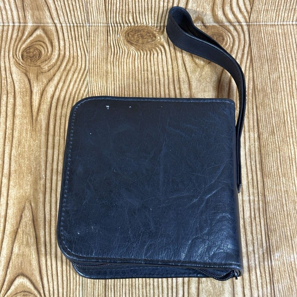 Faux Leather Cd Media Case‎ 24 Double Sides Pages 50 Slots